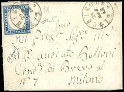 MARCHIROLO, punti 9 - 20 cent. IV emissione di Sardegna (15Db), ...