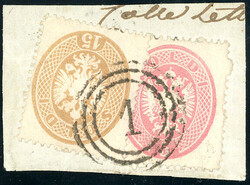 VIENNA (AUSTRIA), tre cerchi con cifra 1 al centro punti R2 - 5 s. ...