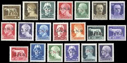 1944 - Soprastampati G.N.R., tiratura di Verona, serie completa ...