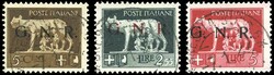 1943 - Soprastampa G.N.R. di Brescia del I tipo spaziata, serie ...