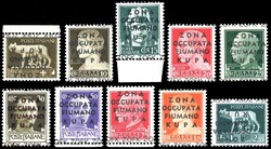 ZONA FIUMANO KUPA 1941 - Imperiale soprastampati, non emessi, serie ...