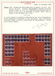 AMGOT OCCUPAZIONE ANGLO-AMERICANA NAPOLI 1944 - 20 cent. ...