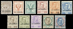 LA CANEA 1905 - Soprastampati, serie completa (3/13), nuovi, gomma ...