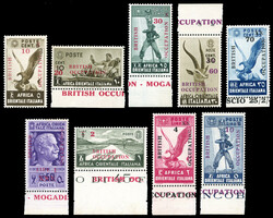 OCCUPAZIONE BRITANNICA AFRICA ORIENTALE 1941 - Soprastampati serie ...