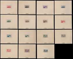 TERRITORIO MILITARE FEZZAN E GHADAMES 1946 - Prima emissione, prove ...