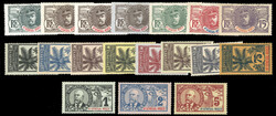 COLONIE FRANCESI-ALTO SENEGAL E NIGER 1906 - Serie completa (Yv.1/17) ...