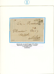 INCOMING MAIL FRANCIA 1787 - Circolare a stampa da Lione 21/5/1787, ...