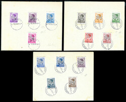 ZONA FIUMANO KUPA 1941 - Soprastampati, serie completa (1/14), ...