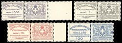 1936 - 50 cent., 3 lire, 10 lire e 100 lire Istituto Assicurazioni e ...