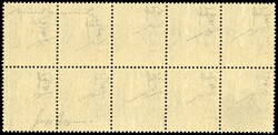 1943 - 50 cent. Imperiale, soprastampa in rosso vermiglio "Badoglio" ...