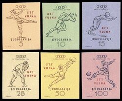 1952 - Olimpiadi, serie completa, non dentellati (56/61,S.16), nuovi, ...