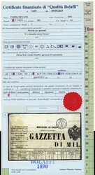 1853 - Bollo di Parma, Gazzette Estere (B1), apposto in arrivo, su ...