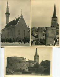 Estonia Estonia: Three unused photocards of Tallinn (B16036)