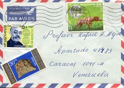 Republic (post 1946) Bulgaria: 1987 cover from Sofia to Venezuela ...