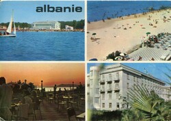 1974 Albania Durres Postcard to England Albania: 1974 postcard of ...