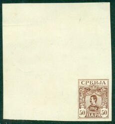 Serbia Serbia: 1903 (15 January) King Alexander 50pa brown ...