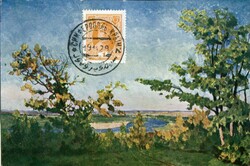 Ukraine Russia – Ukraine: 1929 watercolour postcard to Opava, ...