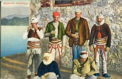 1917 Albania Feldpost 410 Refugees PostcardAlbania: 1917 (18 January) ...