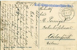 1917 Albania Feldpost 410 Refugees PostcardAlbania: 1917 (18 January) ...