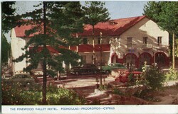 1954 Cyprus Pedoulas Hotel Card to South Africa Cyprus: 1954 postcard ...