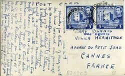 1949 Cyprus Kyrenia Girne Card to France Cyprus: 1949 photocard of ...