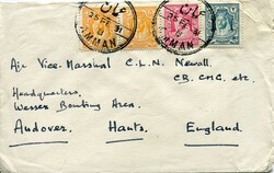 Postal History Jordan: 1931 (25 February). Cover addressed to ...