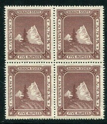 India India – Revenues: Post 1948 Sikkim State revenues 5r block of ...