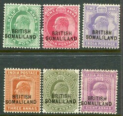 Somaliland Somaliland: 1903 (1 Sept.-2 Nov.). Stamps of KEVII India ...