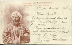 1900 British Levant Turkish Professor Card to Belgiumm British Levant ...