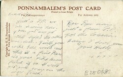 Ceylon Ceylon: Unused postcard of Colombo York Street with a long ...