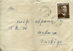 Republic (1946 to Present Day) Albania: 1969 (19 January). Cover with ...