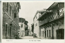 Kenya Kenya: Unused photocard titled ‘Mombasa. In the Old Town’. ...
