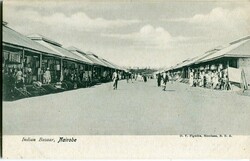 Kenya Kenya: Unused postcard titled ‘Indian Bazaar, Nairobe’. ed. ...
