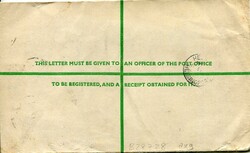 Pakistan Pakistan: 1951 (8 May). 5 1/2a registered letter stationery ...
