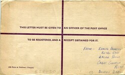Pakistan Pakistan: 1963 (23 June). 53 paisa registered letter ...