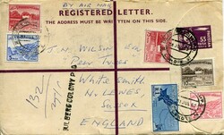 Pakistan Pakistan: 1963 (31 July). 53 paisa registered letter ...