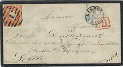 Stamps & Covers Portugal: 1870 (27 April). Mourning envelope to Lille ...