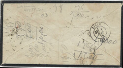 Stamps & Covers Portugal: 1870 (27 April). Mourning envelope to Lille ...