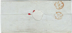 Gibraltar Gibraltar: 1848 (MY 25) quadruple rate outer letter sheet ...