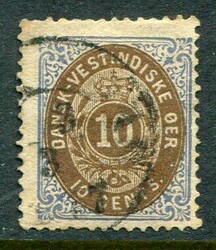 Denmark Danish West Indies: 1873 (September). 10c perf. 14 x 13 1/2 ...
