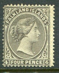 Falkland Islands Falkland Islands: 1879 (September). QV 4d. ...