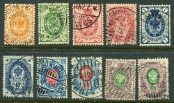 FinlandFinland: 1891 (1 May). Russian type coat of arms used values ...