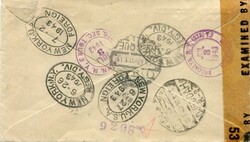 Postal History Saudi Arabia: 1943 (7 March). Registered commercial ...