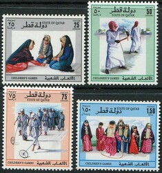 QatarQatar: 1993 (5 December). Children’s Games unmounted mint set. ...