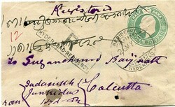 3140: India Hyderabad - Postal stationery