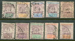 British Guiana British Guiana: 1889 (September). QV perf. 14, wmk ...