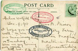 Burma Burma: 1911 postcard used in England titled ‘A Burmese Bazaar ...