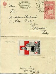 Bosnia Bosnia: 1914 (12 December). 10h complete lettercard to Turnov, ...