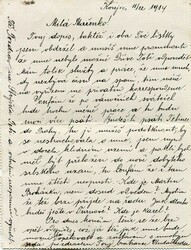 Bosnia Bosnia: 1914 (12 December). 10h complete lettercard to Turnov, ...