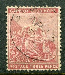 Cape of Good Hope Cape of Good Hope: 1880 (1 July). 3d. pale dull ...